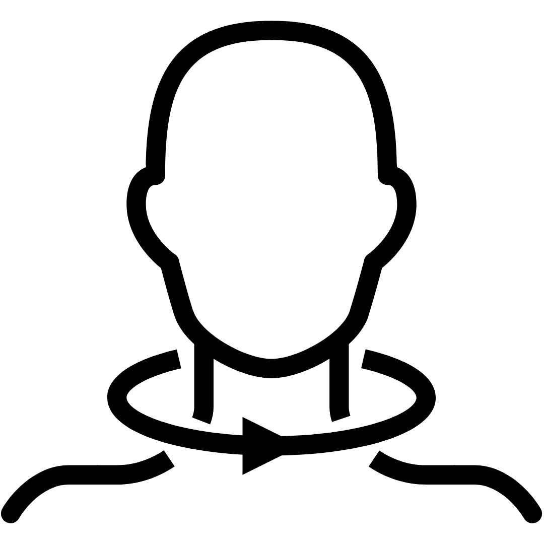Neck (front & back)